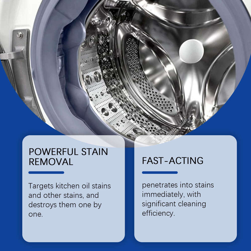 Jakehoe Oil Remover for Washing Machine Kitchen Bathroom Cleaner Household Stain Removal Gel S260202