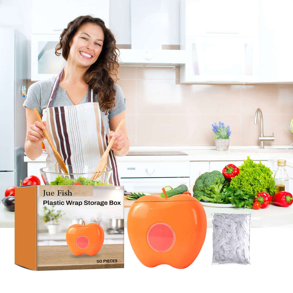 Film Box Kitchen Household Large Capacity Fresh-Keeping Bag Wall-Mounted Extraction Storage S260202