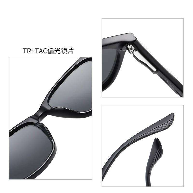 Women Retro Outdoor Polarized Sunglasses For Men Fashion Transparent Korean Square Girl Driving Sun Glasses Unisex UV400 H260202