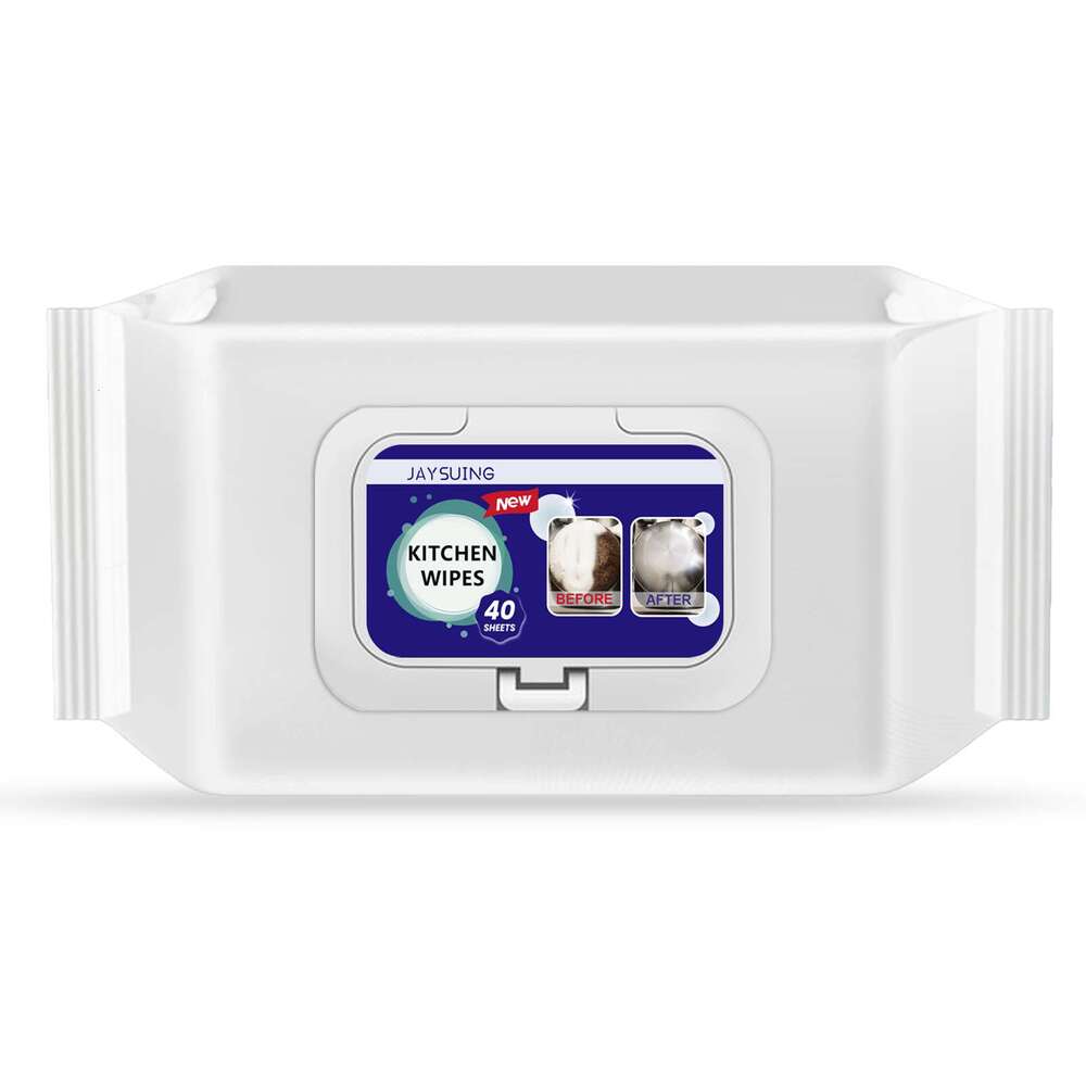 Jaysuing Kitchen Removal Heavy Oil Stain Multi-effect Cleaning Thickened Wipes S260202