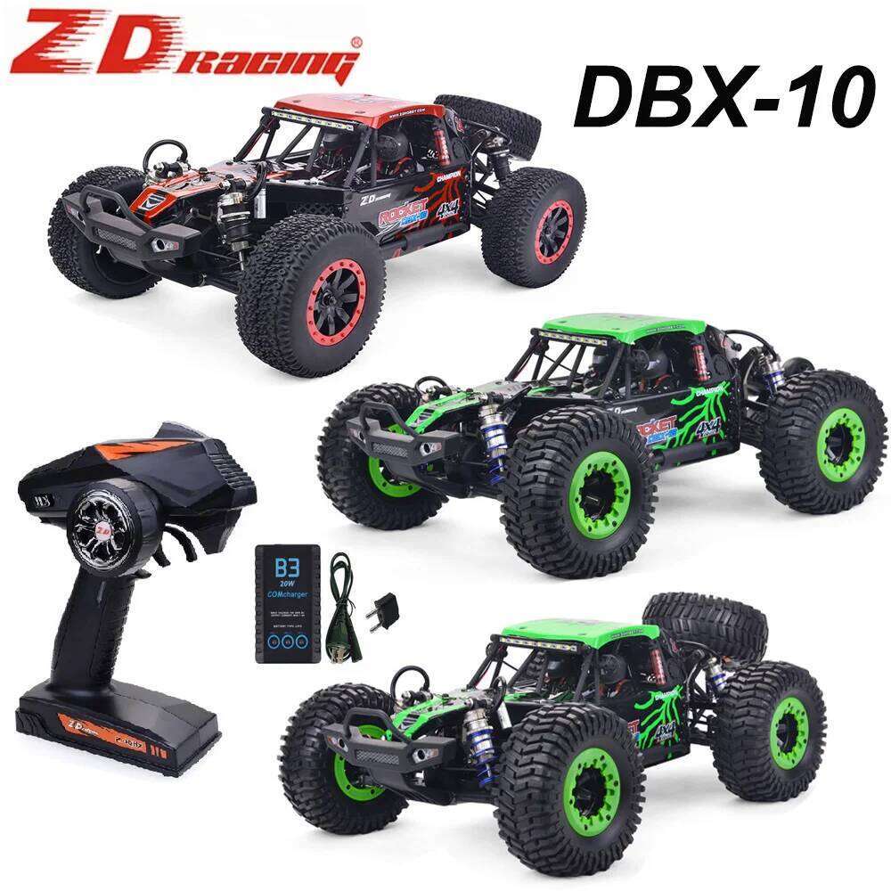 ZD Racing ROCKET DBX-10 1/10 Car Desert Truck 4WD RTR Remote Control Frame Off Road Buggy Brushless RC Vehicles Y260131