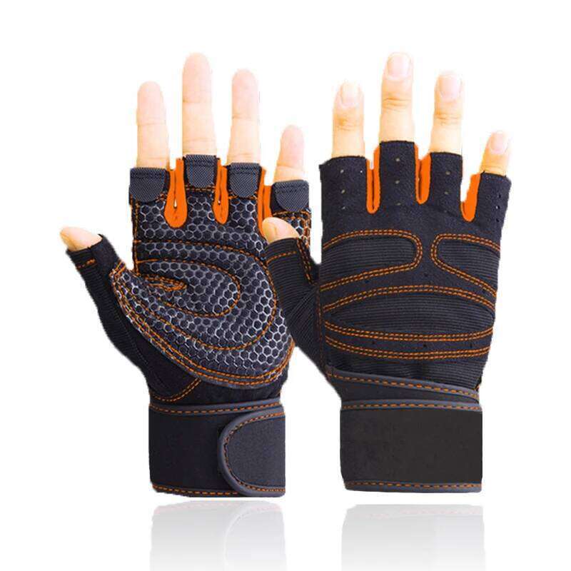 Weight Lifting Gym Gloves with Anti-Slip Palm Crossfit Workout Exercise Training Fitness Bodybuilding for Men and Women XJ260202