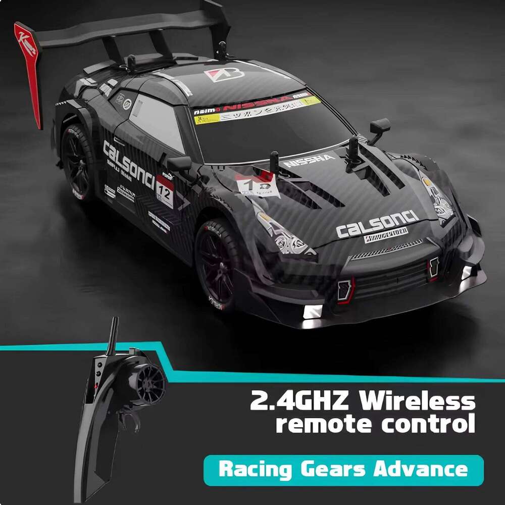 40KM/H High-Speed Remote Control Car1:16 4WD Rechargeabl Racing Drift Electric Graffiti RC Cars Birthday Toys for Boys Y260131