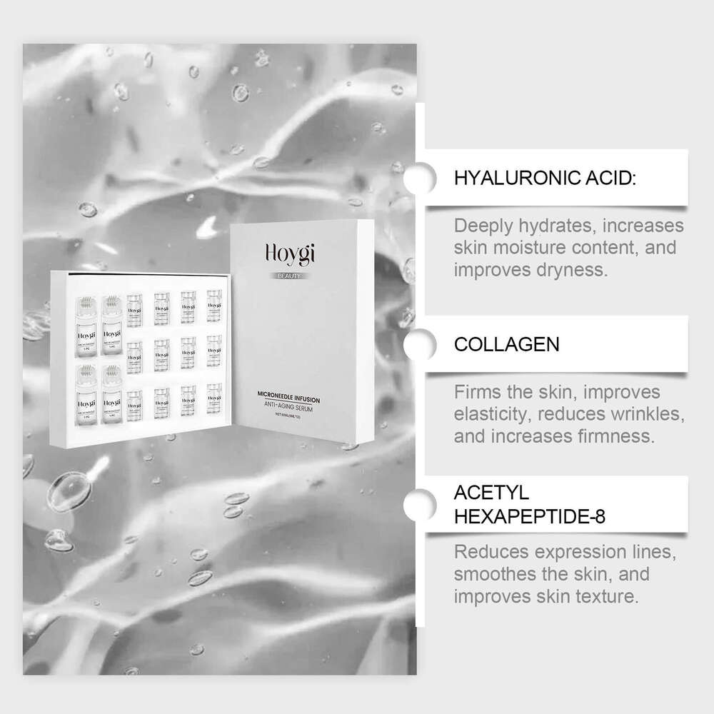 Hoygi Roller Set Facial Moisturizing Nourishing Hydrating Skin Brightening Gentle Skincare Essence S260131