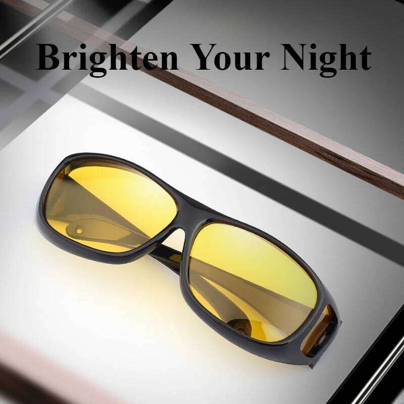 1PC Outdoor Cycling Sunglasses with Polarized Night Vision Functionality, Windproof and Sandproof Goggles, Zippered Case H260202