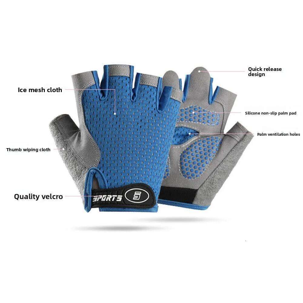 Half Finger Sports Anti-Slip Wear-Resistant Fingerless Exercise Shock-absorbing Professional Cycling Gloves XJ260202