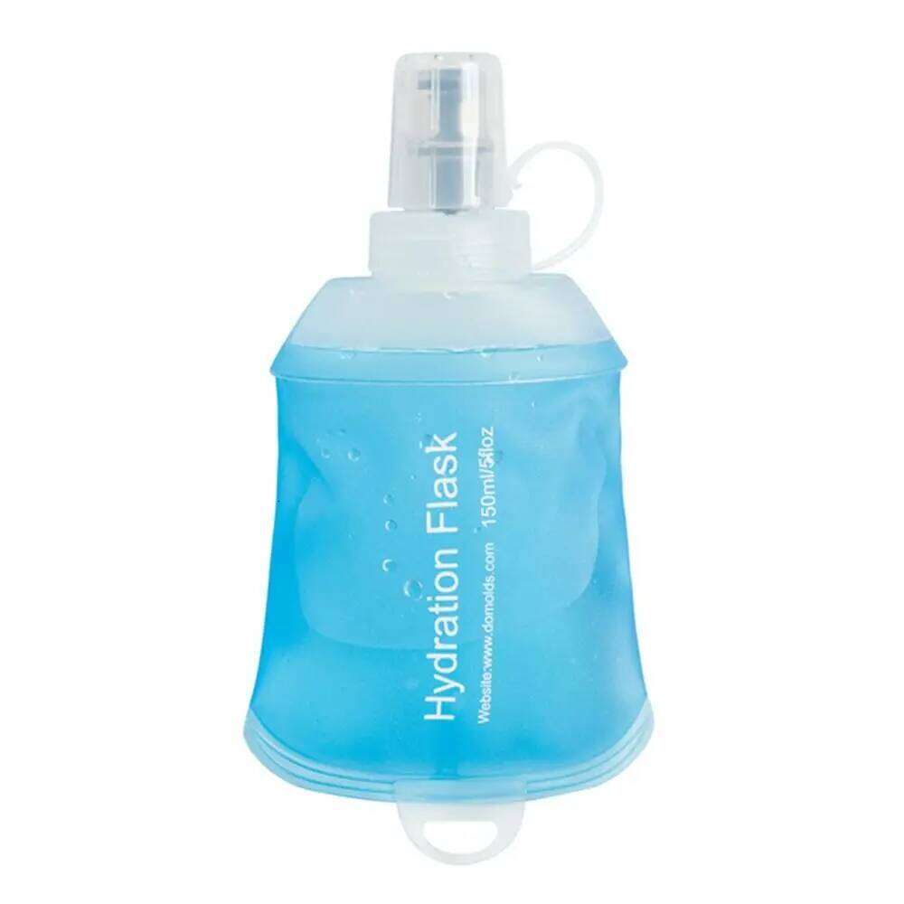Climbing TPU Folding Soft Flask Blue Collapsible Bottle Water Bag Hydration Pack Running Z260202
