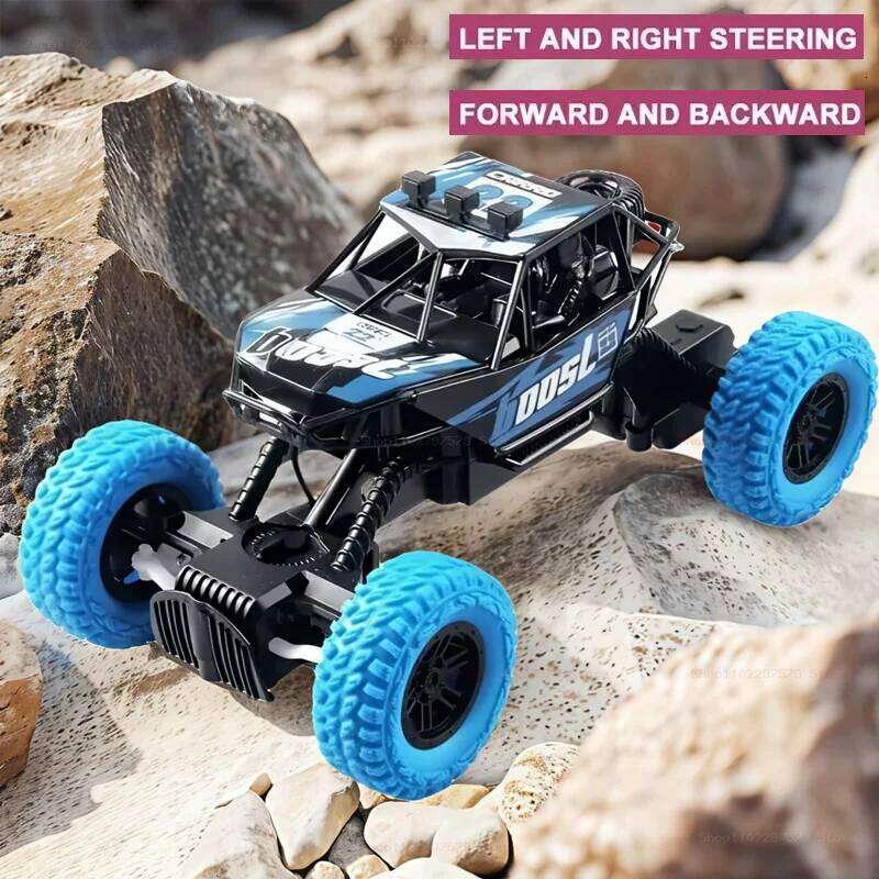 Remote Control Off-Road Climbing Car 1:18 Kids High Speed Flashing Lights Rechargeable Toy Vehicle Gifts For Boys And Girls Y260131