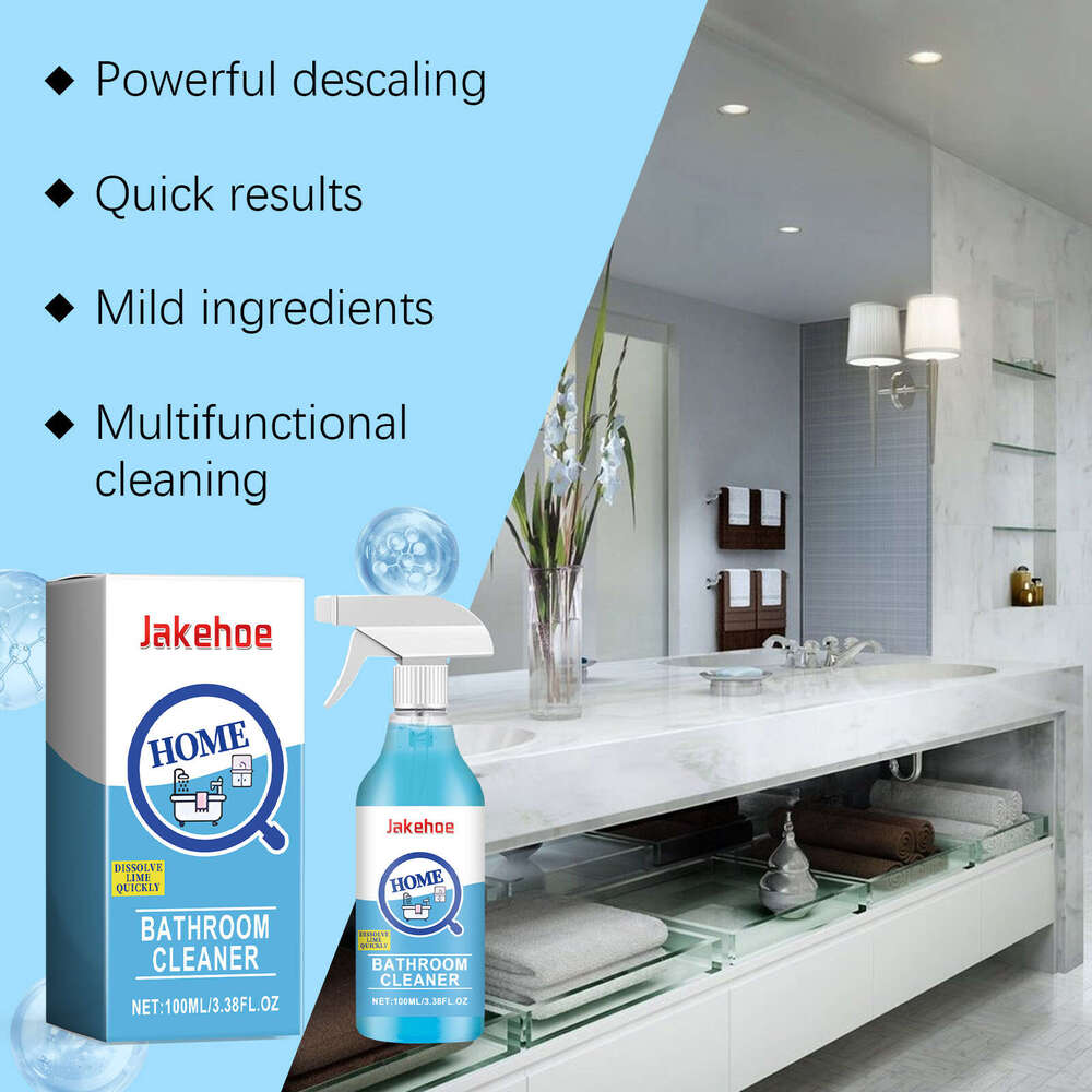 jakehoe Household Descaler Bathroom Wall Toilet Gentle Descaling Removes Water Stains and Dirt S260202