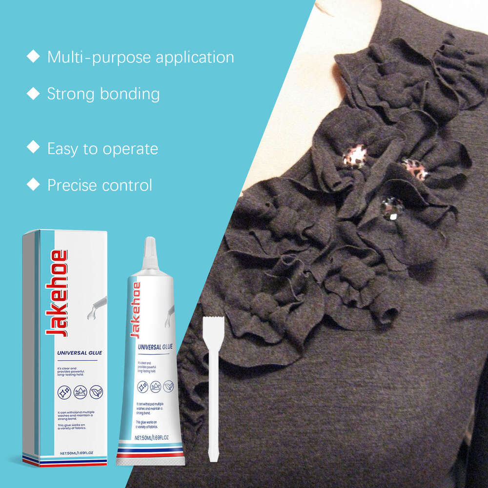 Jakehoe Multi-Functional Waterproof Transparent Glue Fabric Denim Hole Pattern Repair Soft Adhesive S260202