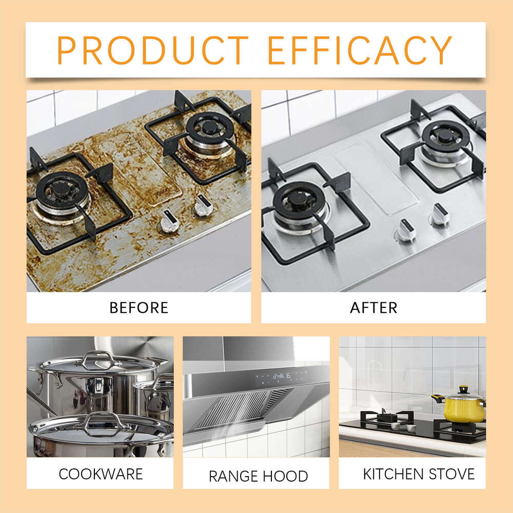 JAKEHOE Kitchen Foam Household Stove Range Hood Stubborn Dirt Oil Stain Cleaner S260202