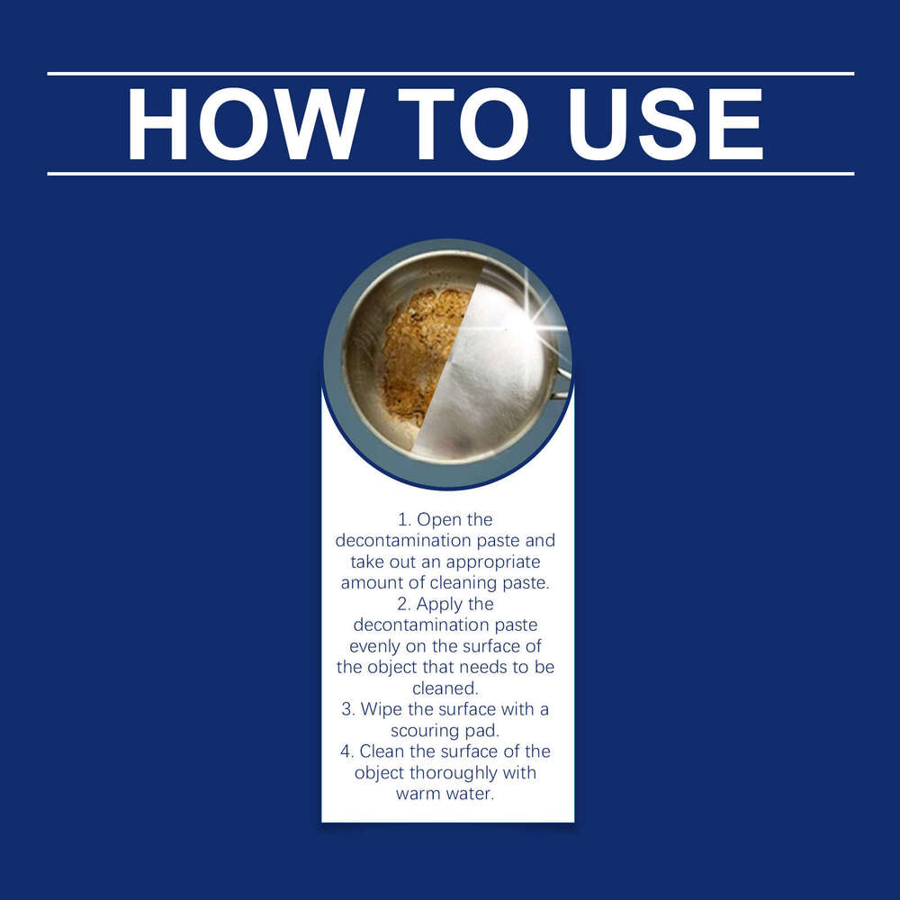 Jaysuing Kitchenware Cream Kitchen Pot Bottom Rust Black Scale Heavy Oil Stain Remover Cleaner S260202