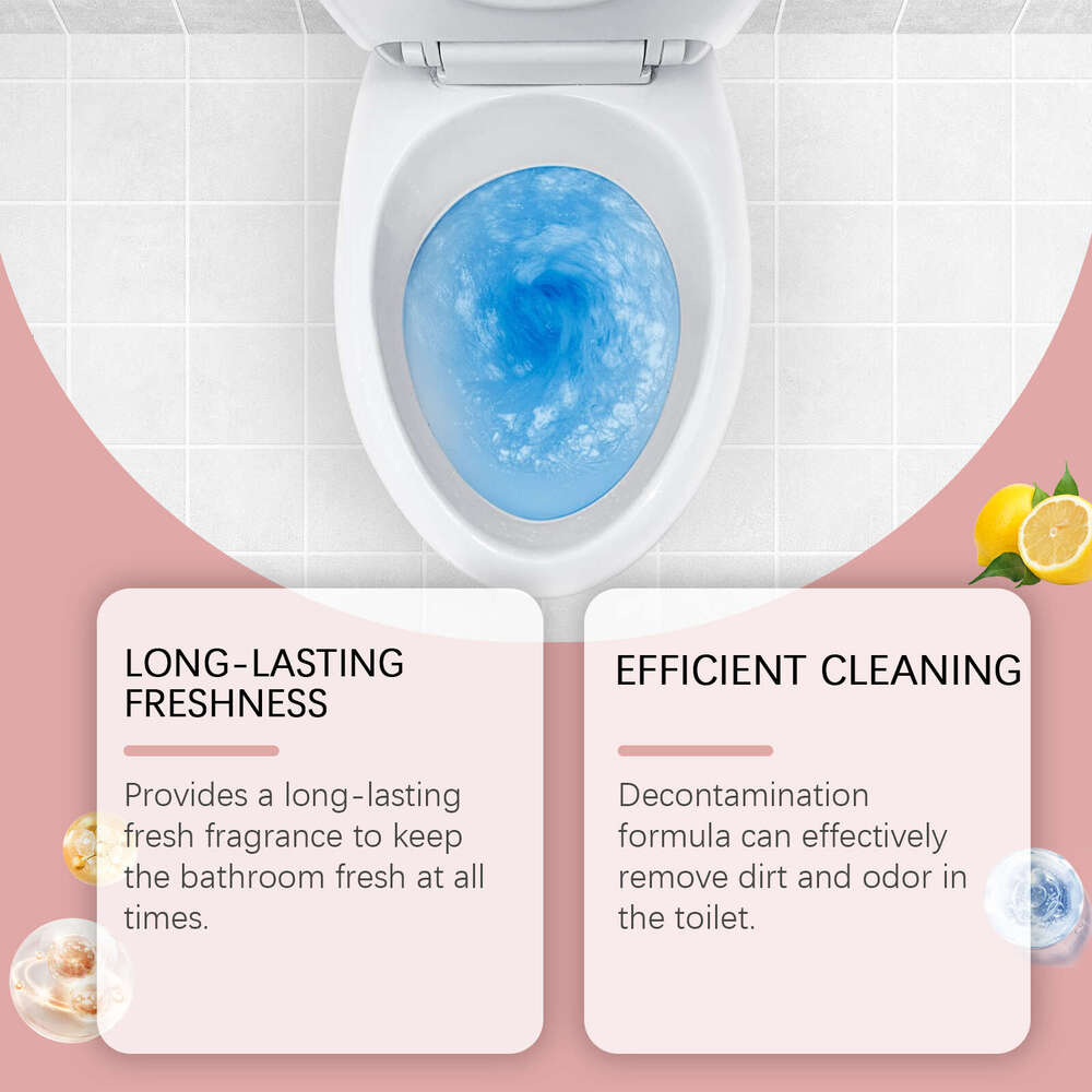Jue-Fish Bathroom Toilet Urine Stains Dirt Odor Removal Fresh Scent Cleaning Block S260202