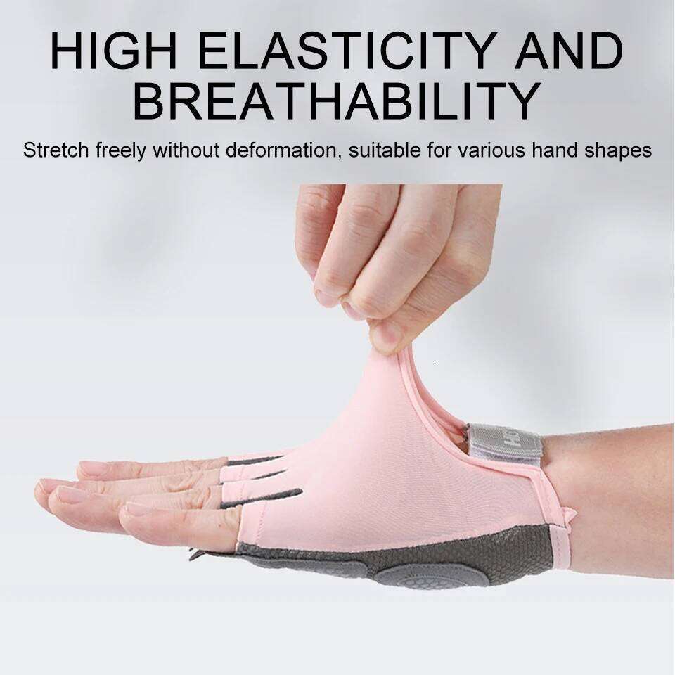 GTUBIKE 1 Pair Workout Gloves Men Women Gym Lifting Fitness Cycling Work Out Wrist Belt Shock Absorb Foam Pad Palm Crossfit XJ260202