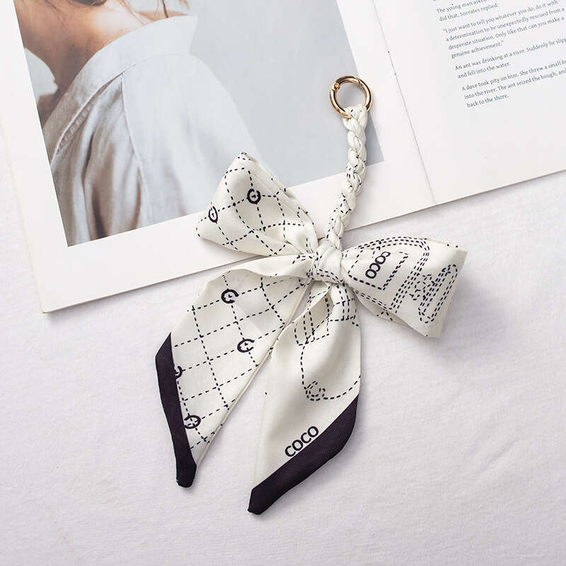 Belted keychain Strap decoration hanging string A key accessory with a retro style charm
