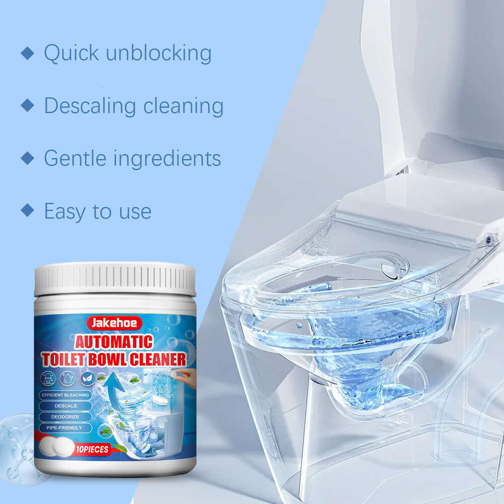 Jakehoe Tablets Cleaning Deodorizing Urine Scale Removal Toilet Stubborn Stain Cleaner S260202