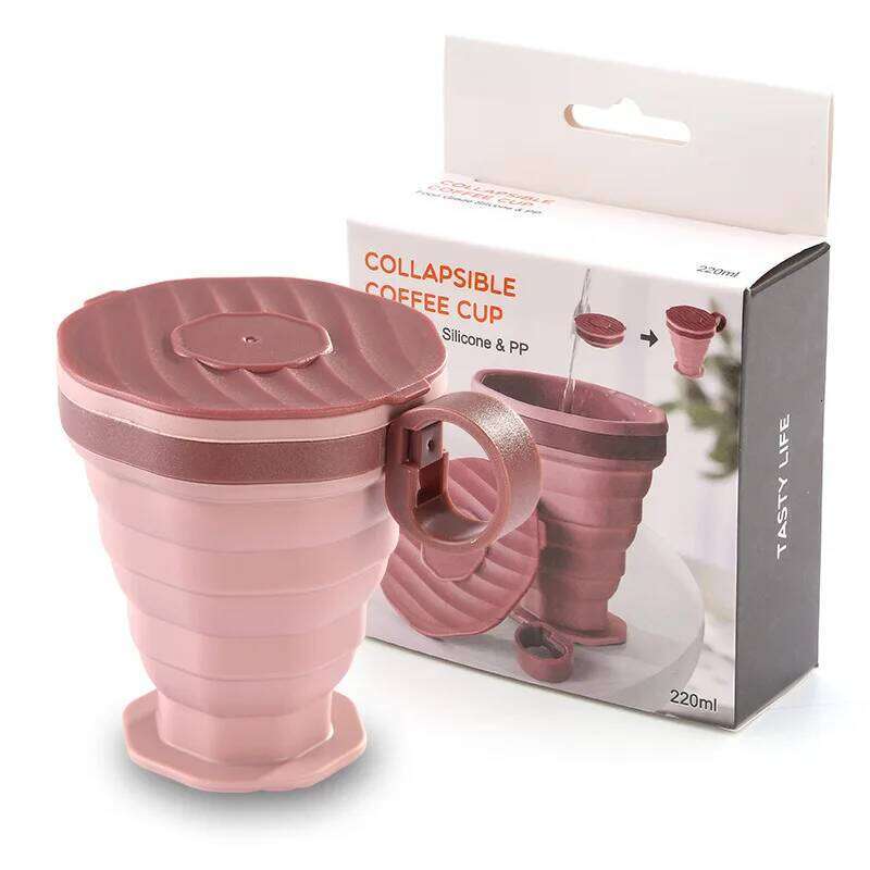 Foldable Silicone Portable Octagonal Folding Soft Telescopic Heat-resistant Durable Space Saving Collapsible Cup Z260202