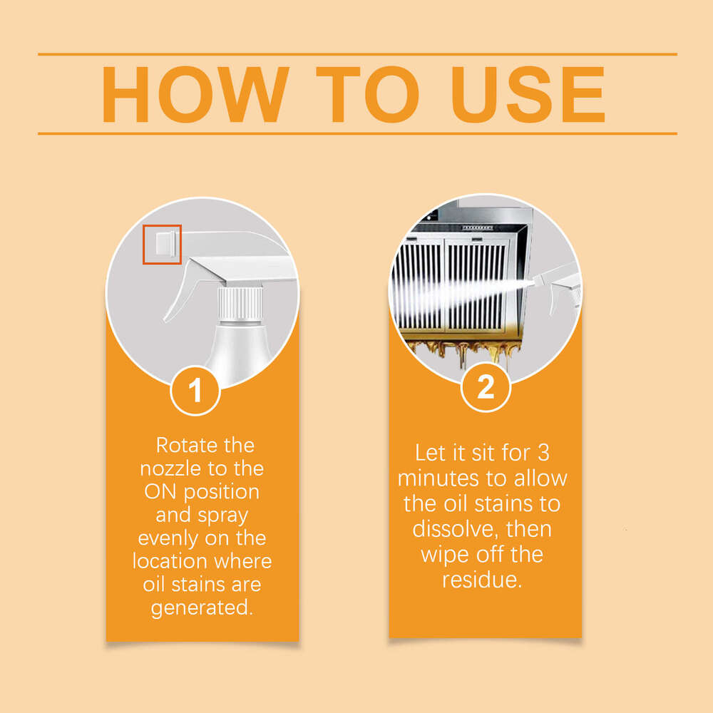 JAKEHOE Kitchen Foam Household Stove Range Hood Stubborn Dirt Oil Stain Cleaner S260202