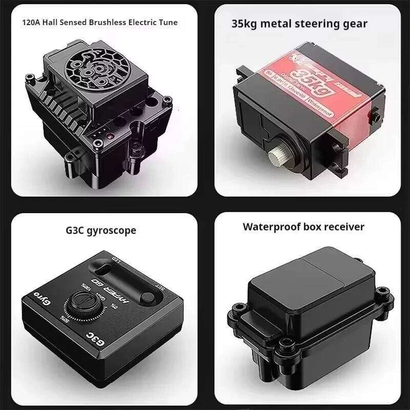 HYPER GO MJX 7303 7304 1/7 Blushless Remote Contorl High Speed Drift Off-load 4WD RC Car For Gifts Y260131