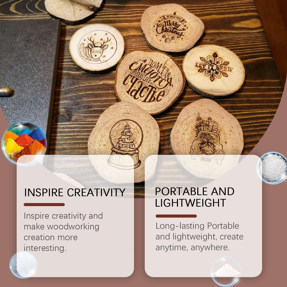 Woodworking Wood Branding Marker Children's Handicraft Design Burning Pyrography Pen S260202