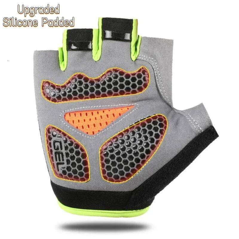 Men Women Fitness Workout Gel Padded Half Finger Cycling Non Slip Breathable Sports Outdoor Work Gloves for Bike Bicycle XJ260202