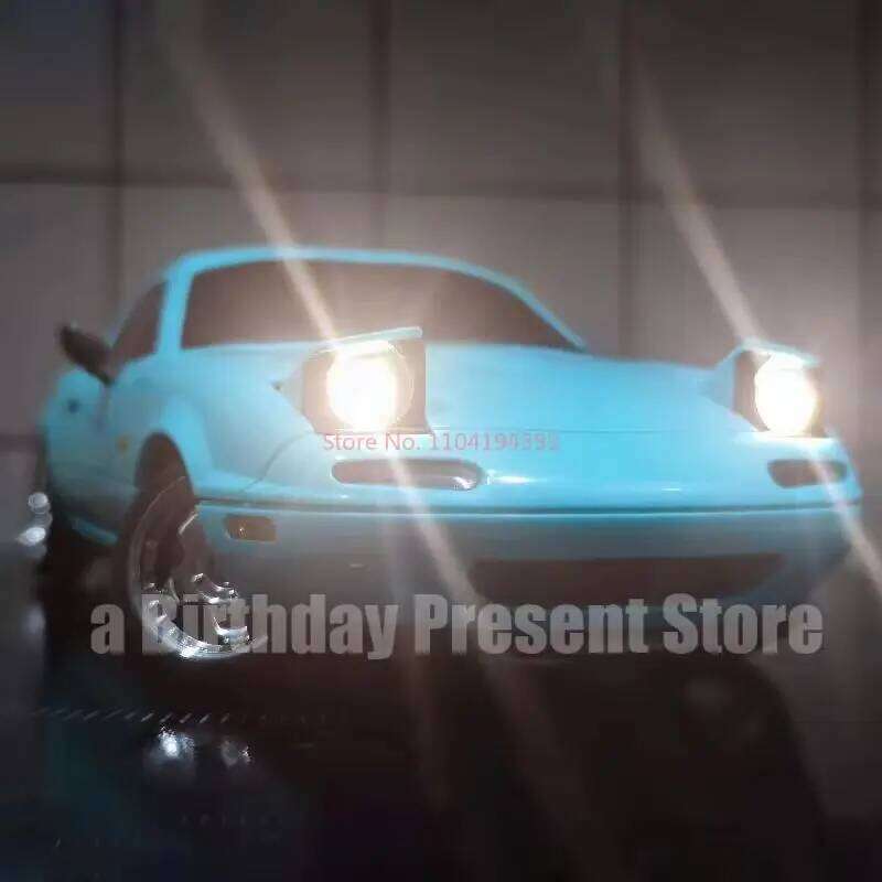In Stock 1:18 Adorable Mx-5 Miata Rx7 Rc Drift 2.4g Esp Gyro Flip-Up Light Full Scale Remote Control Toy Car Xmas Gift Y260131