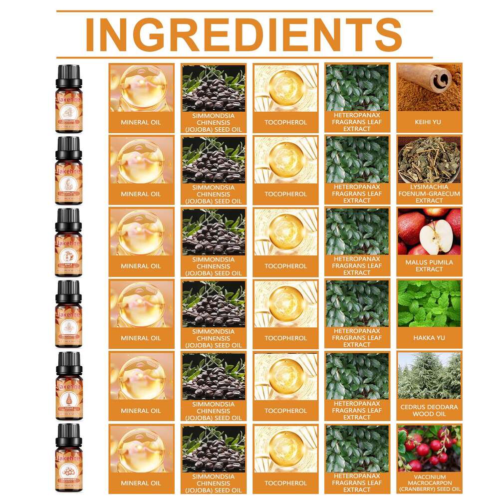 Autumn Long-lasting Fragrance Soft Aroma Indoor Warm Atmosphere Aromatherapy Essential Oil S260202