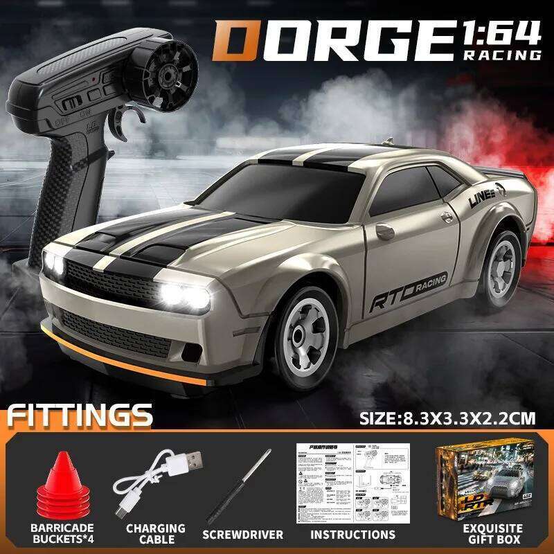 Rc Drift Full Scale 1:64 Mini Remote Control High-Speed Racing Car Model Y260131