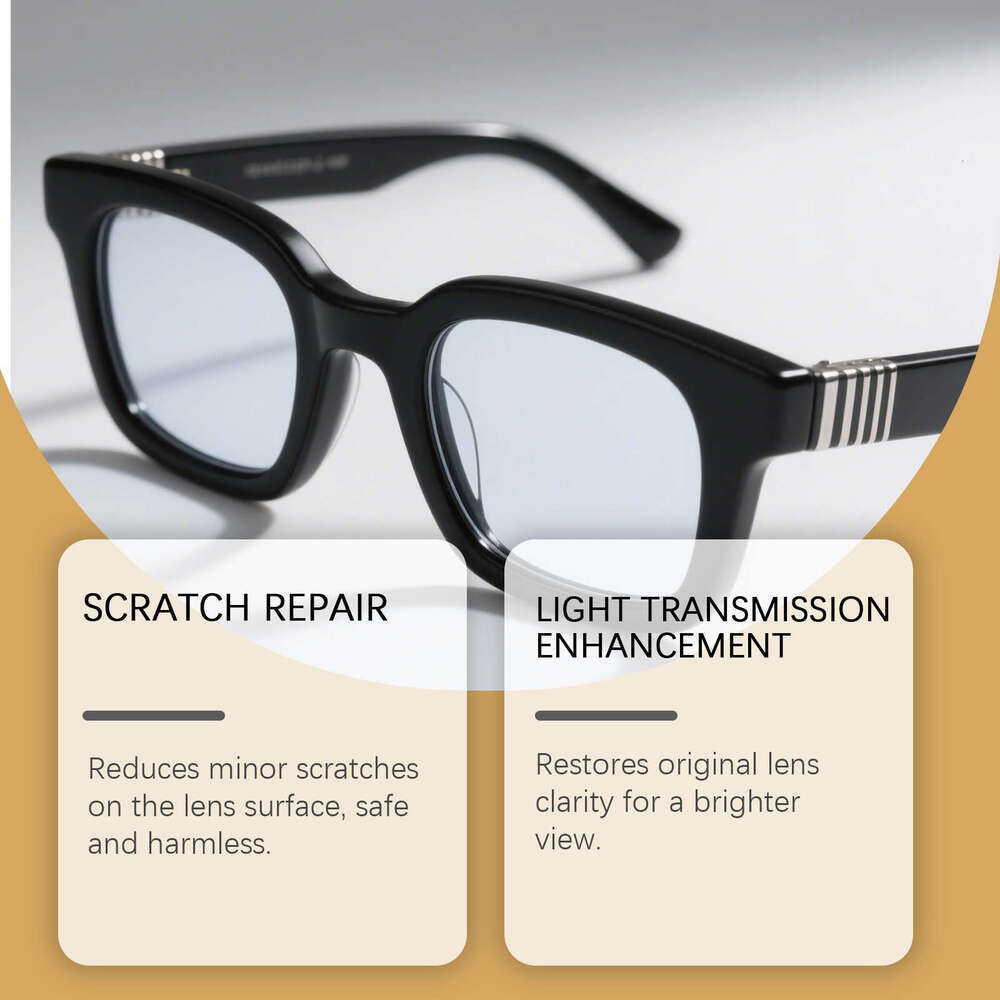 Jakehoe Glasses Scratch Remover Gentle Polishing for Minor Scratches Resin Glass Care Solution S260202