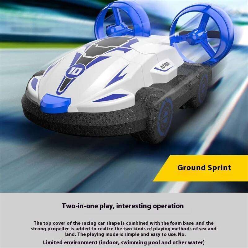 Amphibious Remote Control Car Two In One Water And Land Drift U-Turn Hovercraft Model Tail Thrust Electric Toys Y260131