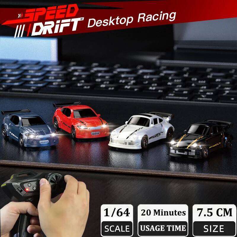 KF20 1: 64 2.4G 4WD RC Racing Full Proportions Desktop Competition Electronic Positioning Drift Remote Control Car Toy Gifts Y260131