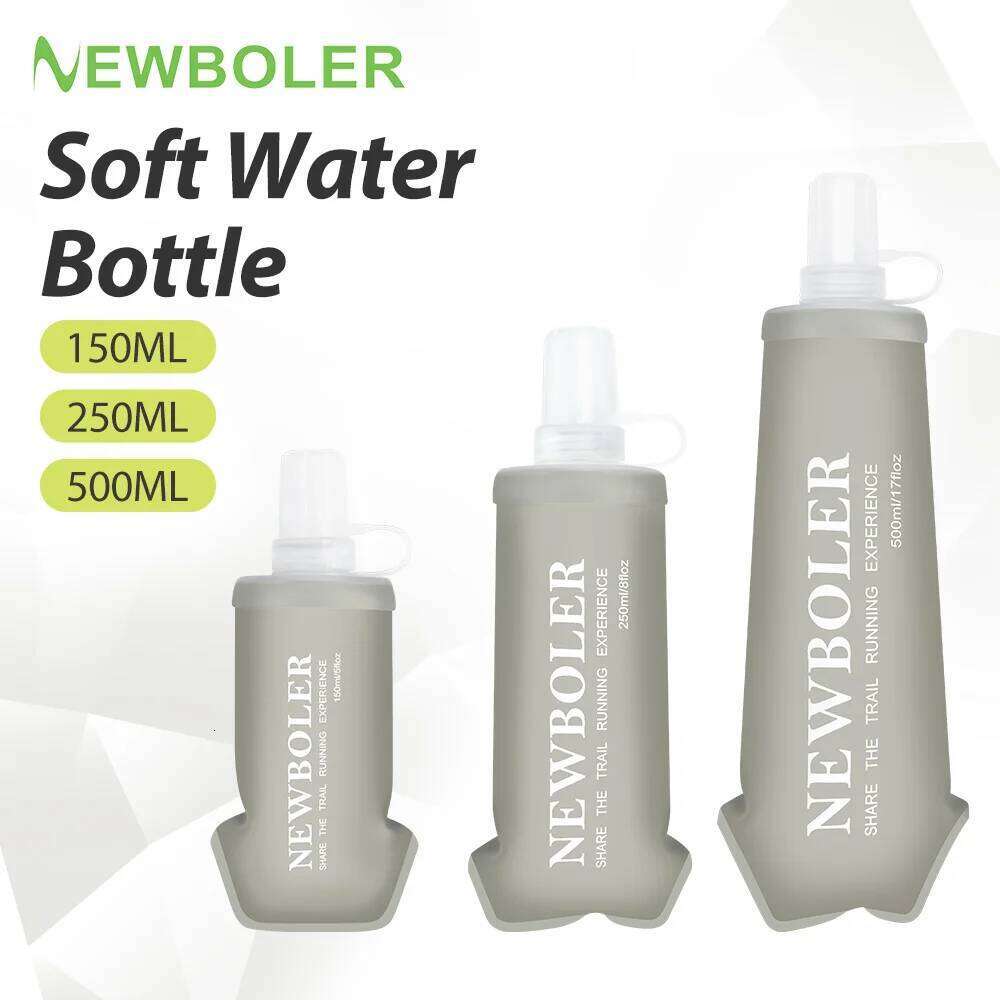 EWBOLER 150/250/500 Outdoor Collapsible Silicone Bite Size Running Camping Hiking Travel Convenient Water Bottle Z260202