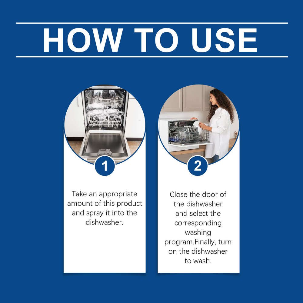 JAKEHOE Foam Cleaner Multi-effect Cleaning Stain Oil Dishwasher Detergent S260202