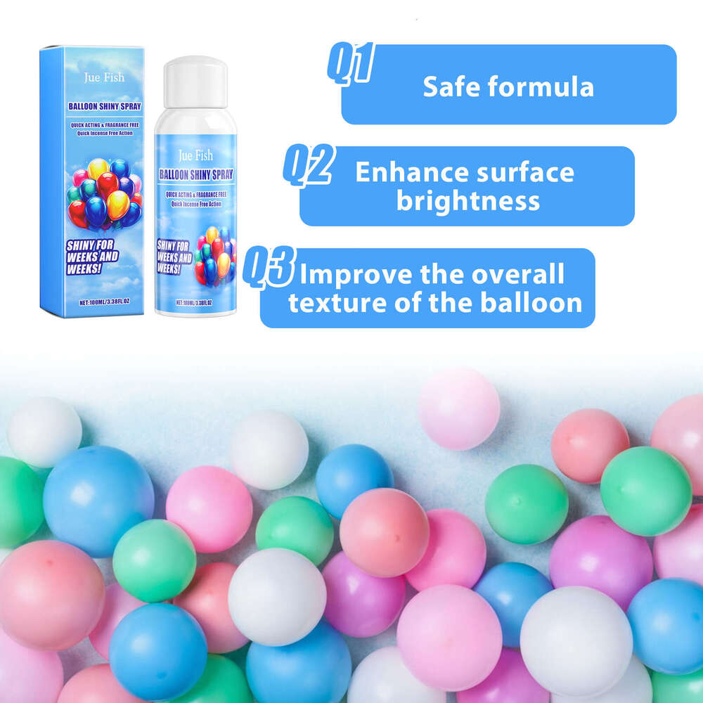 Aerosol Shiny Spray Anti-Oxidation Maintains Balloon Surface Brightness Scene Decoration Supplies S260202