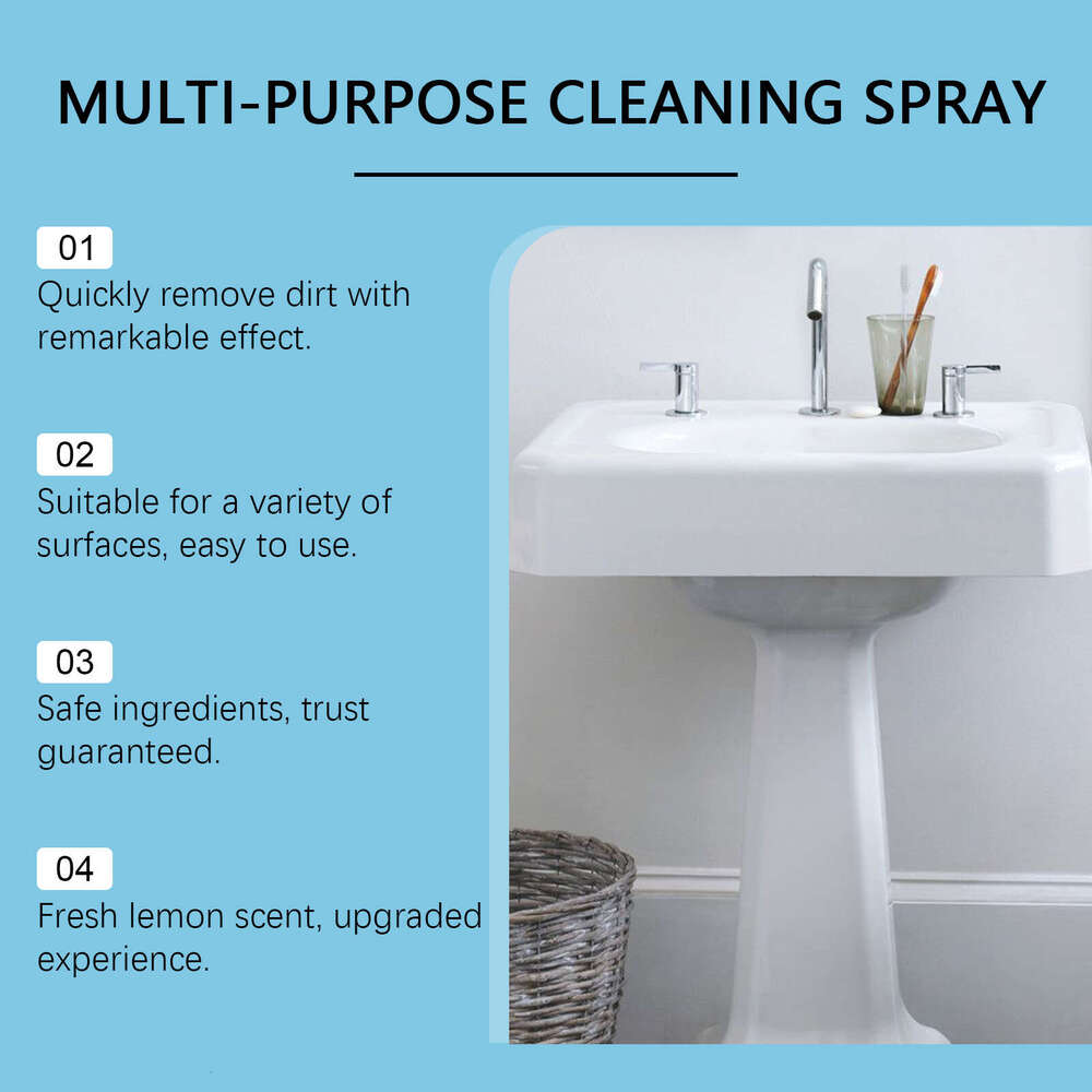 Jakehoe Water Wall Oil Stains Bathroom Household Multi-Purpose Cleaner S260202