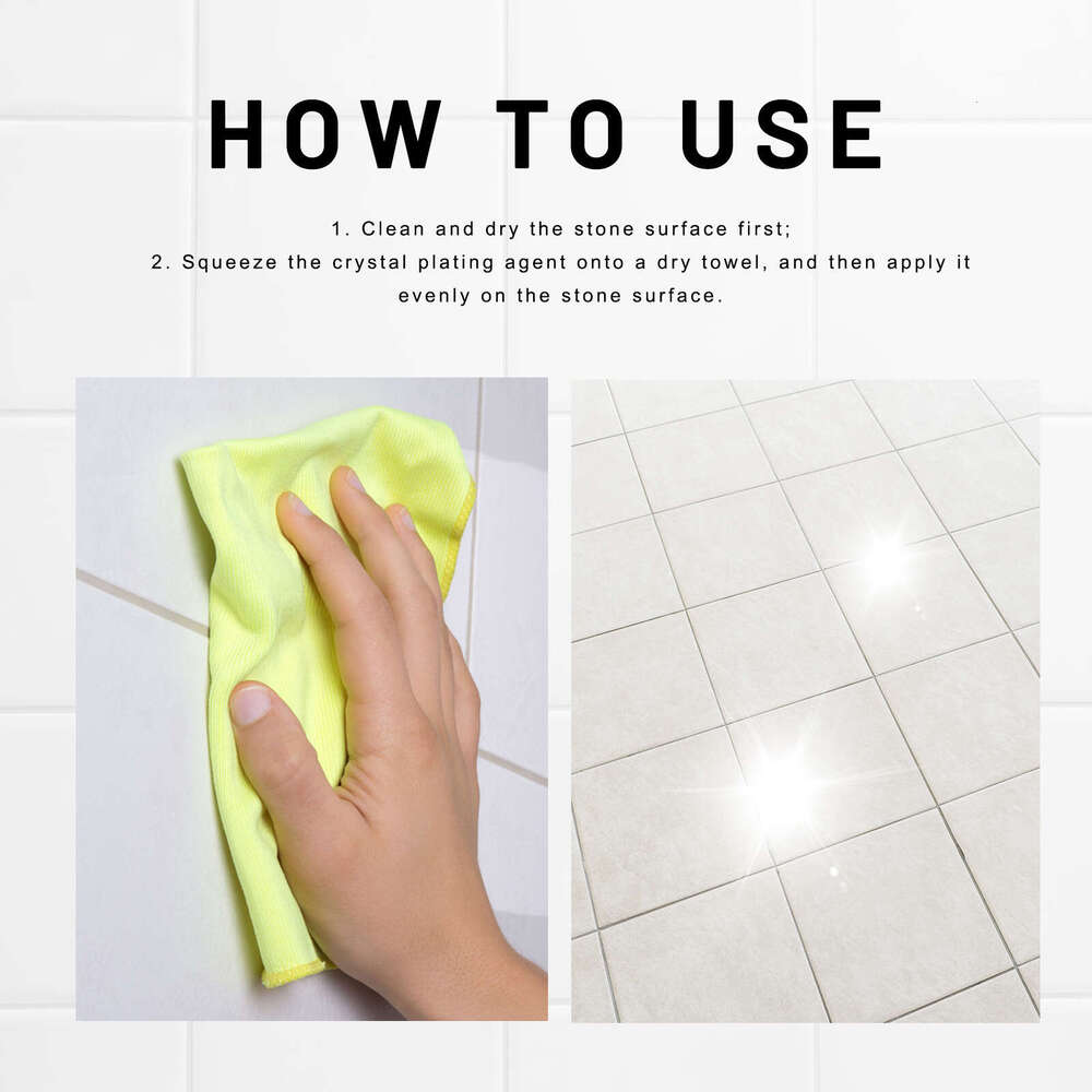 Crystal Bathroom Floor Tile Cleaning Renewal Stone Polish Stain Removal Cleaner S260202
