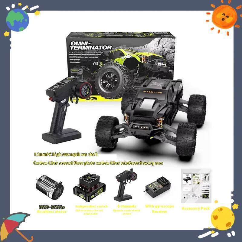 Universal Terminator 1:10 RC Car Remote Control Electric Brushless 4WD Off-Road Vehicle V2 Version Toy for Ages 14+ Y260131
