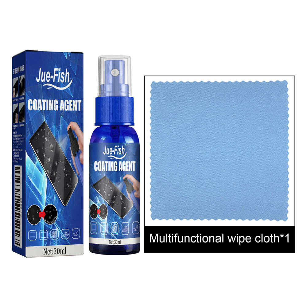 Jue-Fish Agent Phone Screen Cleaner Anti-Scratch Anti-Fingerprint Glass Hydrophobic Oleophobic Coating Liquid S260202