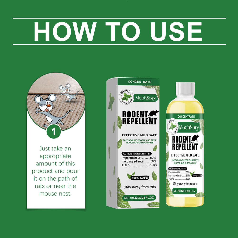 MoonSpry Mint Scented Home Outdoor Anti-Mouse Catcher Car Mouse Repellent S260202