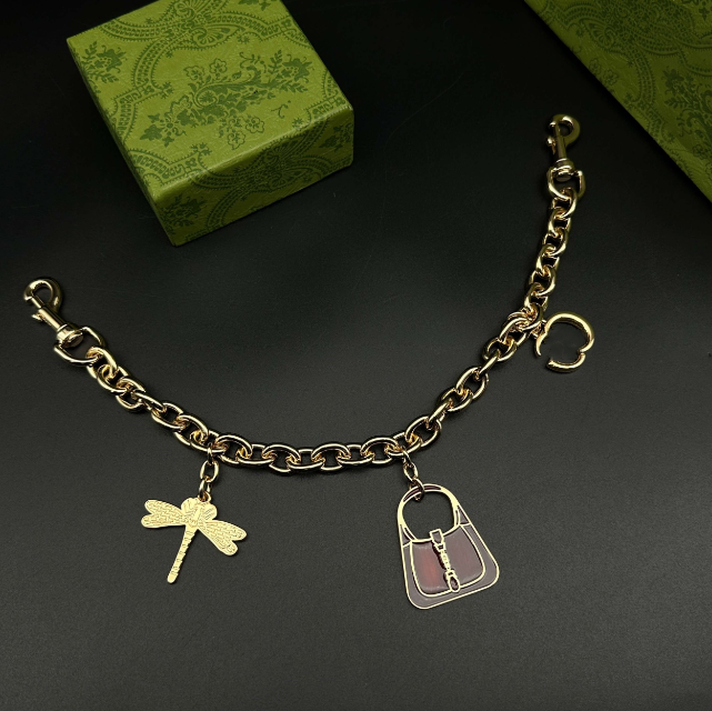 Designer Bag charm Lady Brands Key Chain G G handbags Pendant Luxury brass Bags chains for Elegant Women Car key holder Tassel Keychains & Lanyards