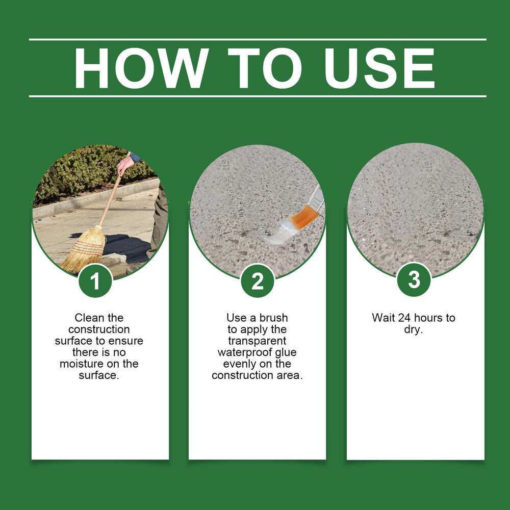 Transparent Waterproof Invisible Wear-Resistant Sealant Glue for Construction Site and Home Use Leak-Proof Agent S260202