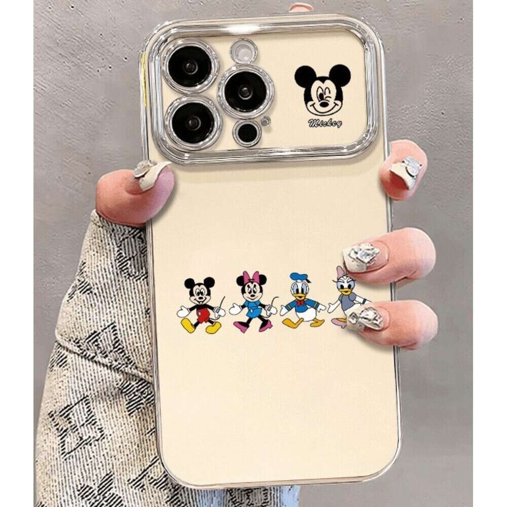 Mickey Family Compatible with Apple 15 Pro Max Phone iPhone 14 Niche Style 13 Cartoon 12 Simple Soft Case S260128c'c'c