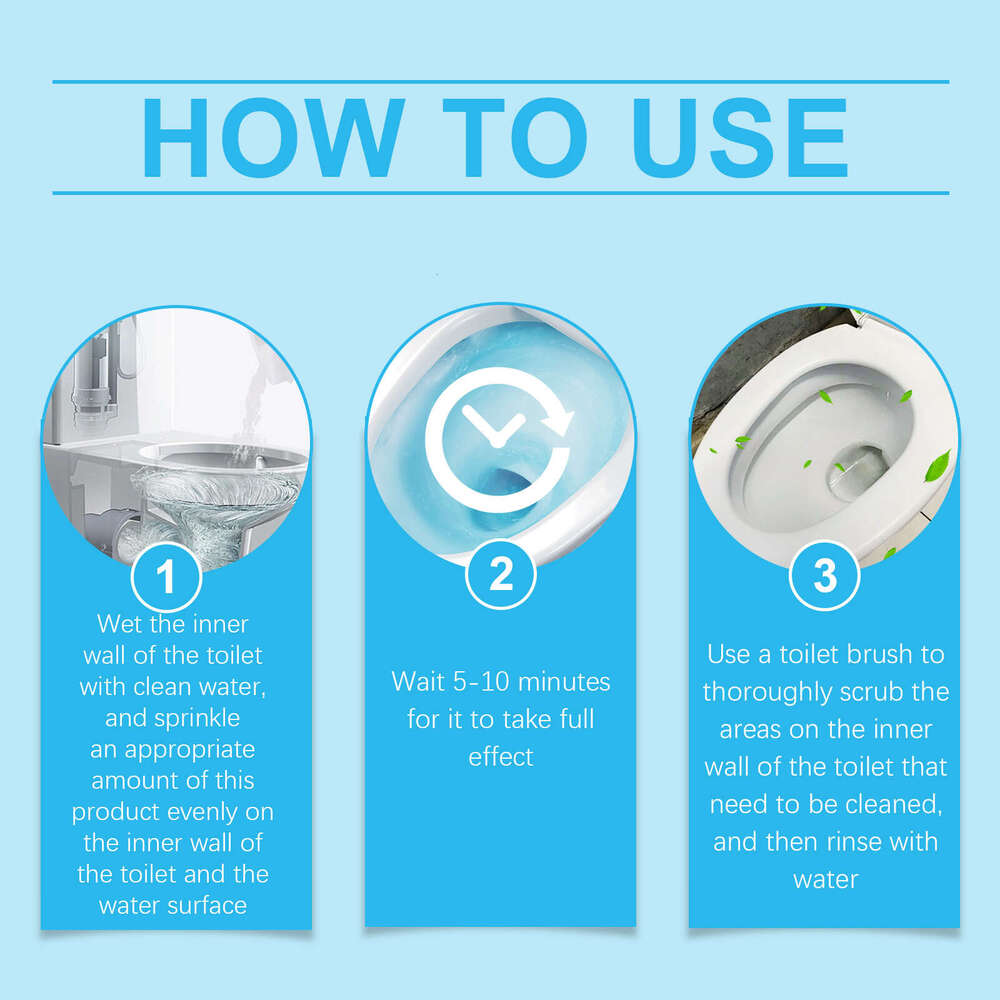 Jue-Fish Splash Foam Cleaner Bathroom Toilet Urine Stain Remover Descaler Deodorizer S260202