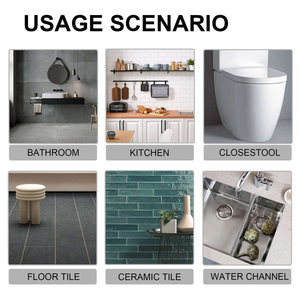 Plastic Steel Putty Sealant Wall Floor Repair Glue Grout Tile S260202