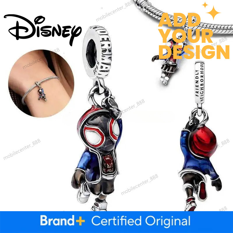 Disney New The Nightmare Before Christmas series Charm Beads Iron Man helmet charm fits Bracelet Necklace Pendant Jewelry gift H251220