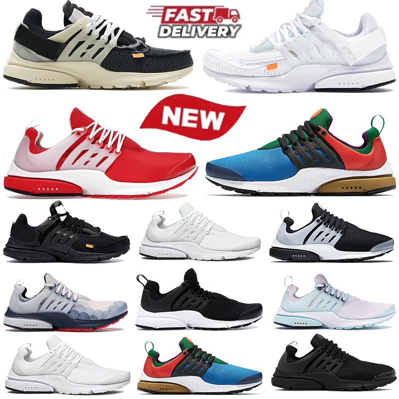 Free Shipping Mens designer sneakers Prestos running shoes Greedy Triple Black White muslin Comet Red Womens Casual Runner Shoe Men Outdoor Sports trainers EUR 36-46