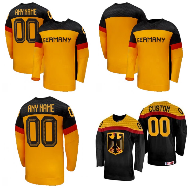 Germany Hockey 2026 Winter Olympicss Hockey Jersey Leon Draisaitl Tim Stutzle Nico Sturm Moritz Seider Philipp Grubauer JJ Peterka Custom Hockey Jerseys 88