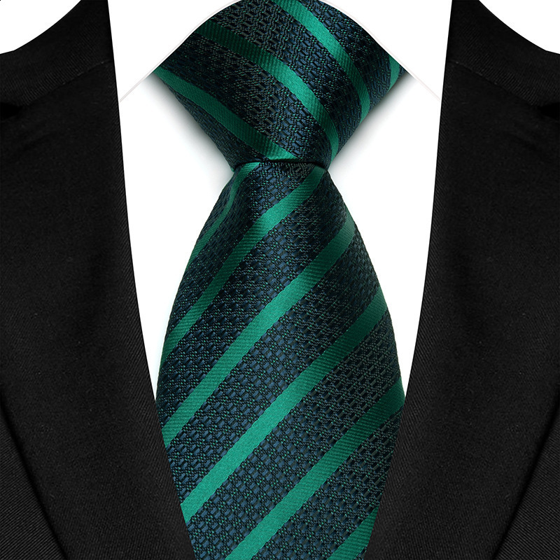 HiTie Black Gold Paisley Striped Silk Wedding Tie For Men Handky Cufflink Mens Necktie Fashion Business Party Dropship 250906