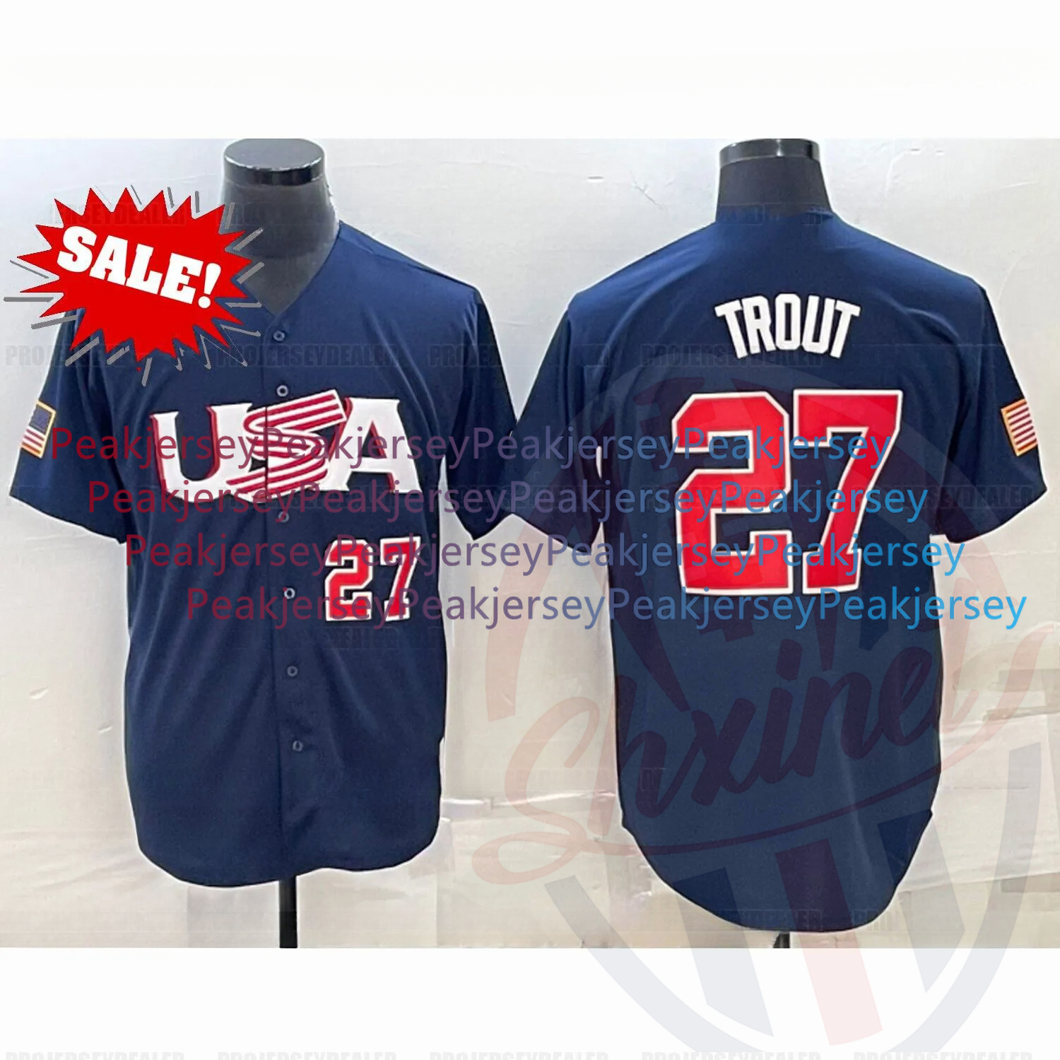 99 Judge USA Team 2026 WBC Baseball Jersey Crow-Armstrong Releigh Skenes Smith Bichette Trout Tucker Betts Harper Realmuo Soto Personalised Stitched