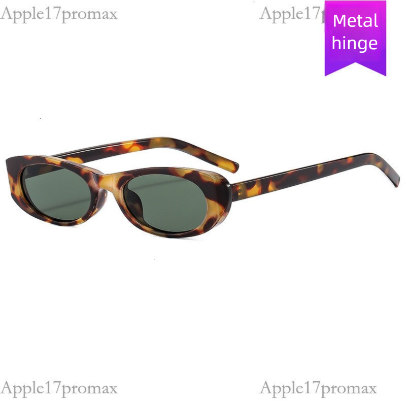 Luxury Brand Designer Oval Small Frame European And American Personality Fashion 2026 New Beach Sun Protection Seaside Sunglasses For Women - view 6